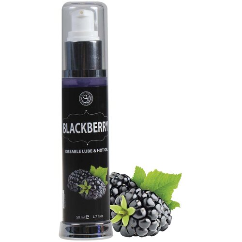 SecretPlay Kissable Lube &amp;amp; Hot Oil Blackberry 50ml Slike