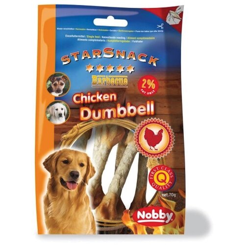 Nobby starsnack barbecue dumbbell prigrizki – 70 g Cene