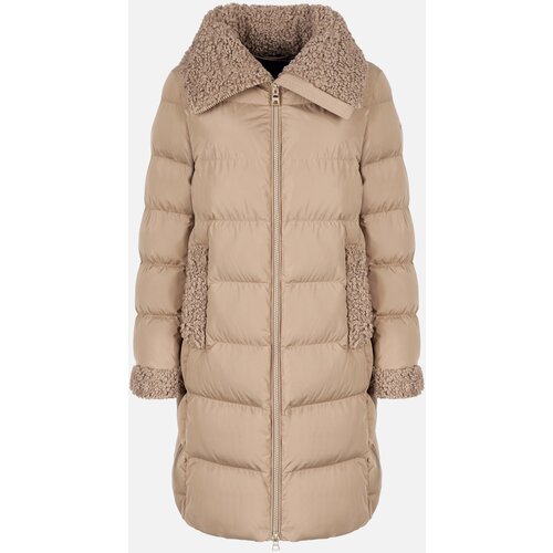 Geox Beige Women's Down Jacket Vilde - Women's Cene