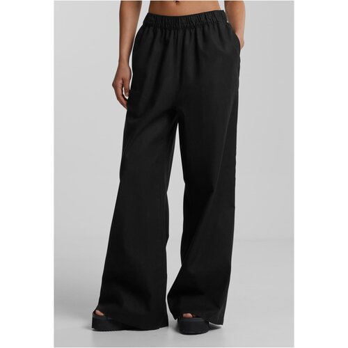 Urban Classics Women&amp;#039;s wide-legged trousers - black Slike