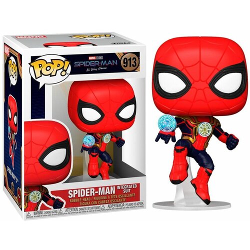 Funko bobble figura marvel pop! - spider-man integrated suit Slike