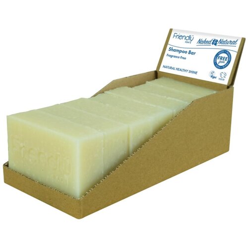 Friendly Soap Natural Shampoo Bar Fragrance Free prirodni sapun za kosu bez mirisa 7x95 g Slike