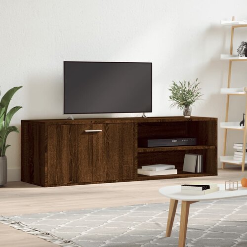 vidaXL TV omarica rjavi hrast 120x34x37 cm inženirski les Cene