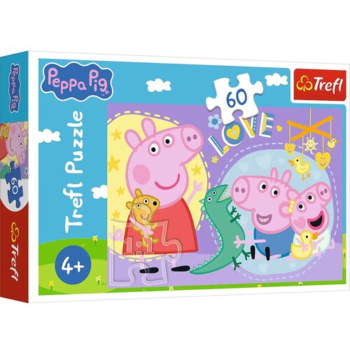 Trefl Puzzle Pepa Prase - 60 delova Slike
