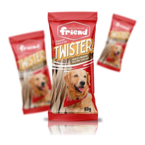 Friend Snacks - Twister, S Okusom Piletine I Divljači, 80 G Cijene