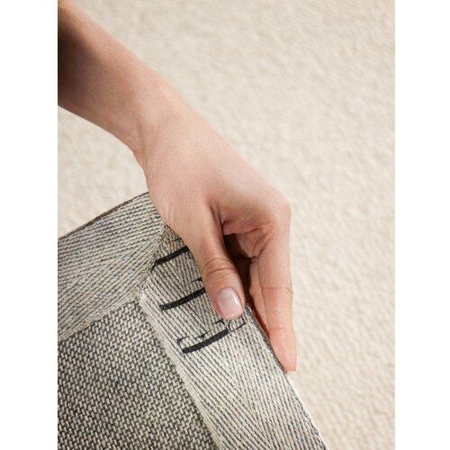 Elle Decoration Kremno bela ročno tkana volnena preproga 160x230 cm Puristic Knots &amp;ndash; Slike