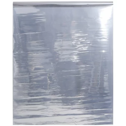 vidaXL Folija za okna z odsevnim učinkom srebrna 90x1000 cm PVC