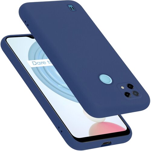  Ohišje, združljiv z Realme v tekoči modro - zaščitni pokrov, narejen iz fleksibilnega silikona TPU, (20694478) Cene