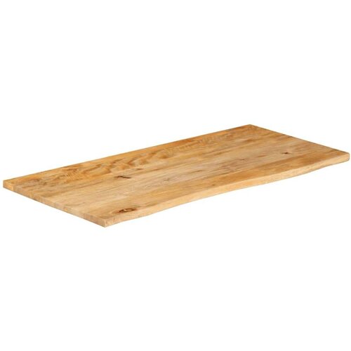 vidaXL Mizna plo&scaron;ča z naravnim robom 110x60x3,8 cm trden mangov les Cene