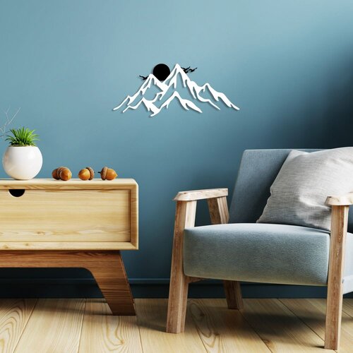 Wallity Zidna dekoracija Full Mount And Mountain-2, 50x21cm, Bela Cene