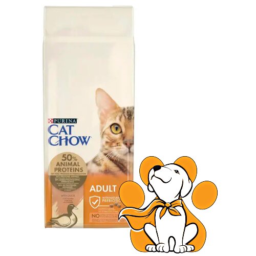 Purina Cat Chow cat Chow Adult Duck 15kg, Hrana Za Mačke Sa Pačetinom Za Zdrav Imunitet Cene