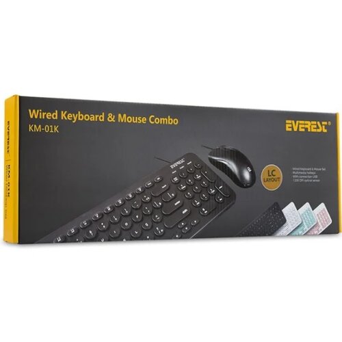 Everest KM-01K combo tast + mis crna sa BIH tipkama Cijene