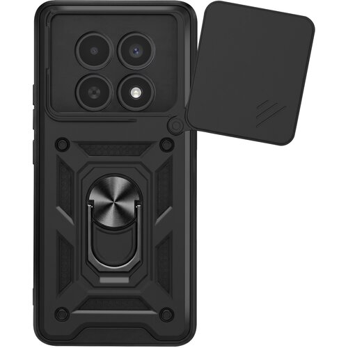 Oem Mayaxess, Ovitek z obročem za Redmi Note 15 5G z drsnim pokrovčkom kamere, Črna, (5000273857) Cene