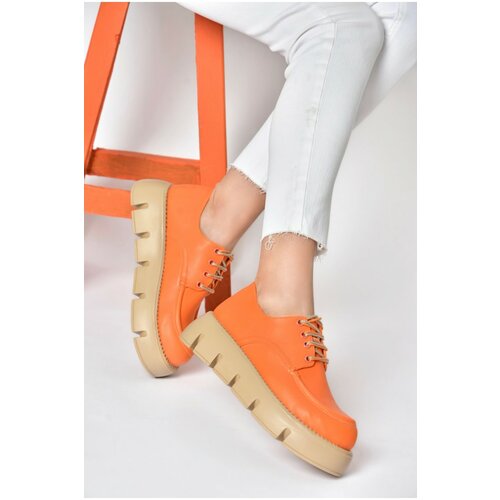Fox Shoes P267632009 Orange Thick Soled Women's Casual Shoes Slike