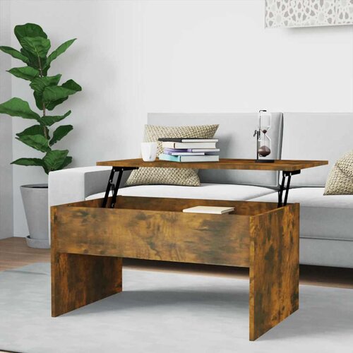  Stolić za kavu boja hrasta 80x50,5x41,5 cm konstruirano drvo Cijene