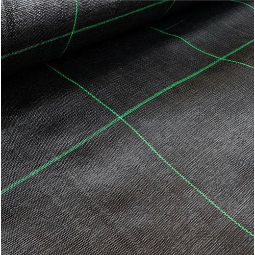  Crni agrotekstil 160 cm x 50 m UV 90 g Agrotekstil protiv korova + sidra Slike