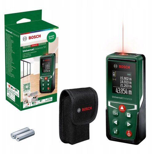 Bosch UniversalDistance 50 Laserski metri za mjerenje udaljenosti Crno, Zeleno 50 m Cijene