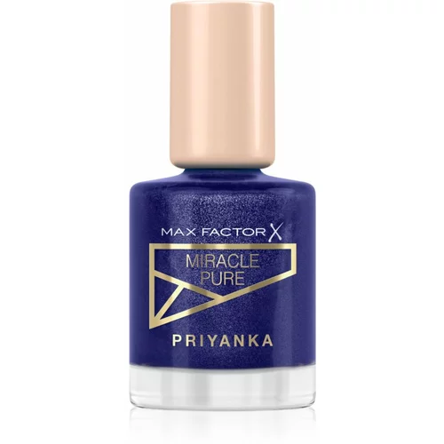 Max Factor x Priyanka Miracle Pure negovalni lak za nohte odtenek 830 Starry Night 12 ml