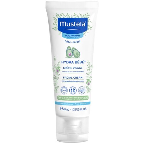 Mustela Bébé Hydra Bébé hidratantna krema za lice za djecu od rođenja 40 ml Cene