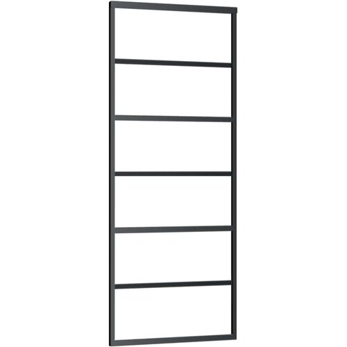  Klizna vrata s priborom 76 x 205 cm od ESG stakla i aluminija Slike