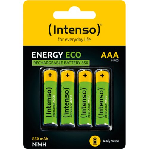 Intenso Baterija punjiva AAA / HR03, 850 mAh, blister 4 kom &amp;ndash; AAA / HR03/850 Slike