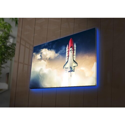 Wallity Slika sa LED osvetljenjem NASA-001, 45x70 cm Cene