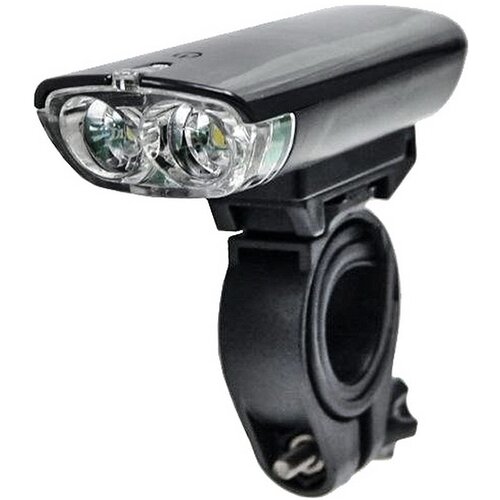 ViTcomp prednja lampa square 2 super bright white led crna Slike