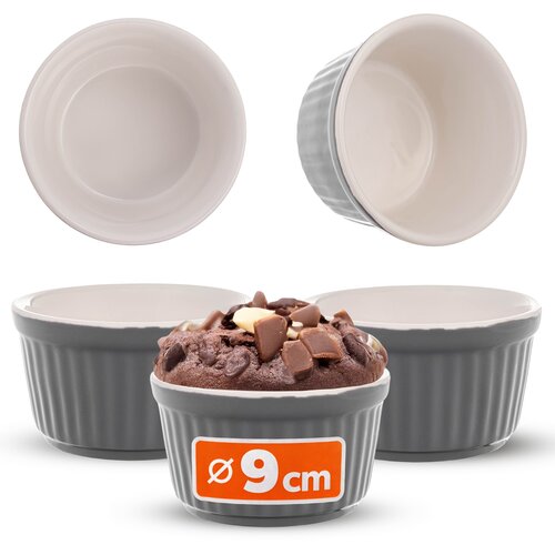 KADAX pekovski modelčki, modelčki za peko, ognjevarno posodo 9 cm, sklede 150 ml, 3 kosi, (5000354216) Cene