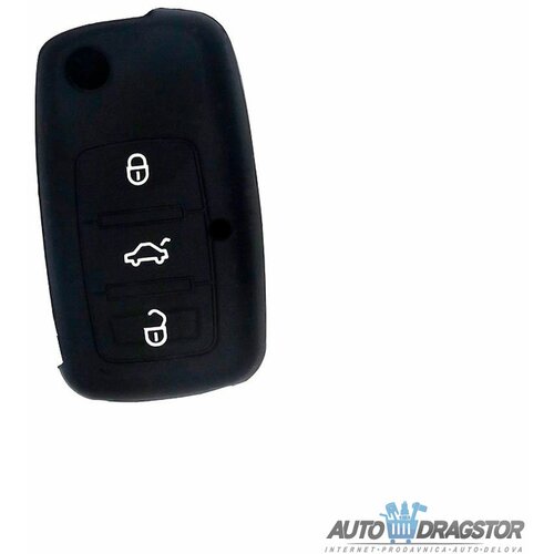 888 Car Accessories silikonska navlaka za ključeve crna volkswagen APT3001.01.B Slike