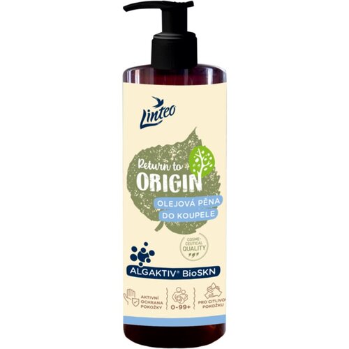 Linteo Return to Origin opu&amp;scaron;tajuća pjenu&amp;scaron;ava uljna kupka s probioticima 385 ml Slike