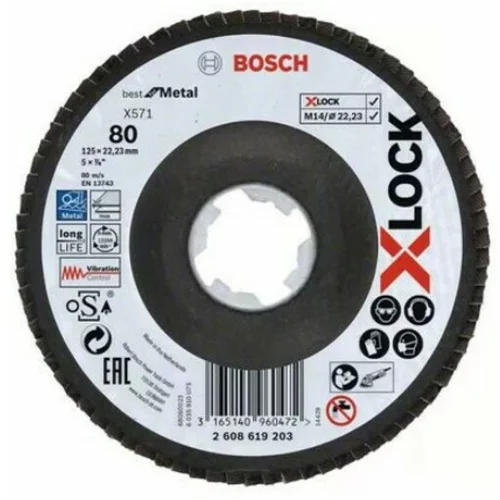 Bosch Rezni disk Best for Metal X571 (Prikladno za: Metal, Promjer rezne ploče: 125 mm, Granulacija: 80)