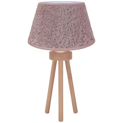  Duolla - Stolna lampa BOUCLE 1xE27/15W/230V prečnik 28 cm braon/drvo Cene