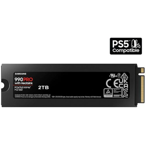 Samsung 2TB M.2 NVMe MZ-V9P2T0CW 990 Pro Series Heatsink SSD Slike