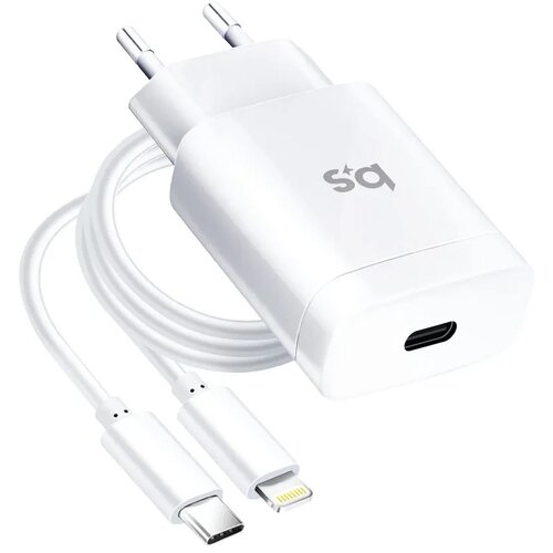 Blue Star travel punjač Type C + kabl Type C to Lightning PD QC4.0 3A 18W TFK-TC-1099C white Cijene