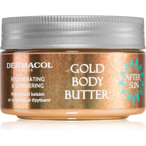 Dermacol After Sun regeneracijska krema za telo z ble&amp;scaron;čicami 200 g Slike