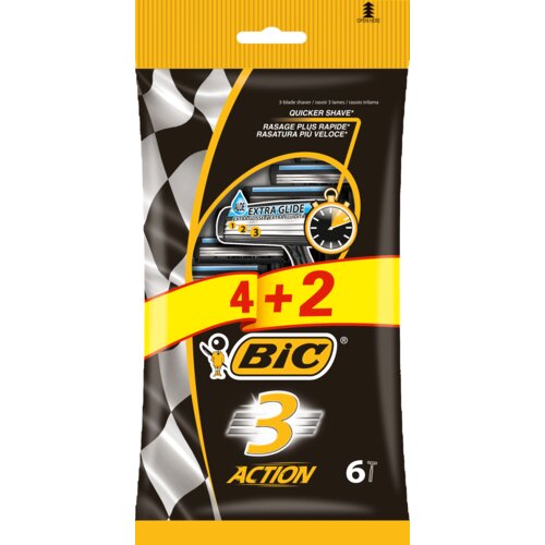 Bic Men briјači sa 3 mehanizma - 6 kom. Slike