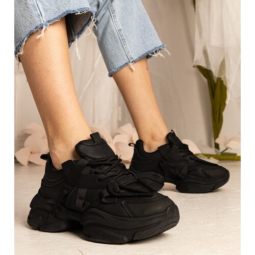D/CEO marka niezdefiniowana Black massive women's sports sneakers Zarina Cene