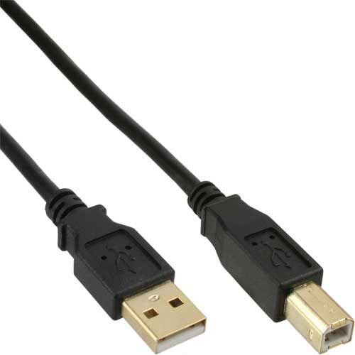  InLine 4043718125074 USB kabel USB 2.0 10 m USB A USB B Crno Cijene
