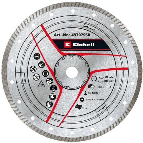 Einhell Dijamantna rezna ploča turbo 300x25.4 mm, za TE-SC 920 L Cijene