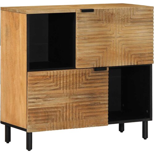 vidaXL Bivak Brown 80x33x75 cm Masivni les Mango Cene