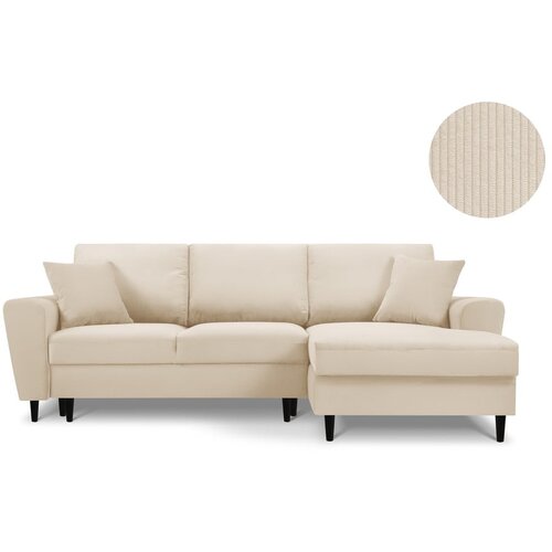 Kooko Home kutna sofa od samta Jazz, desni kut Slike