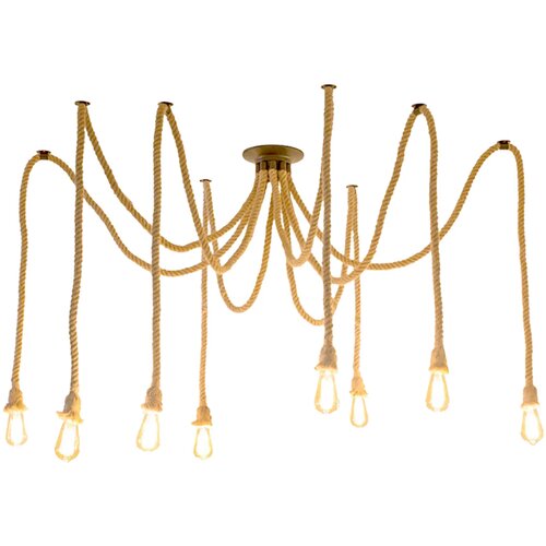 Toolight stropna svjetiljka viseći luster spider 8 E27 led APP681-8CP Cene