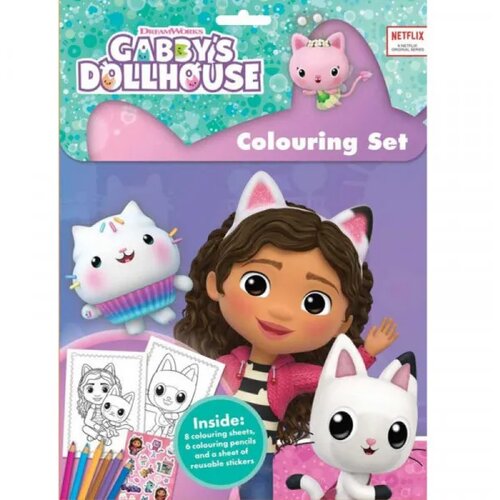 Commodore Gabby´s dollhouse bojanka sa boj i nalep Cene
