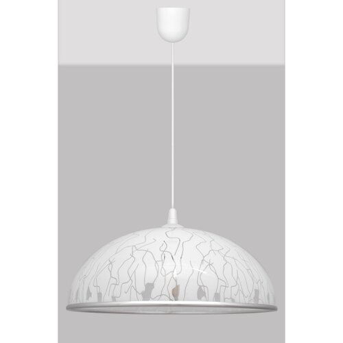  Luster na sajli CIRCLE 1xE27/15W/230V beo Slike