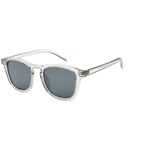 WAYE Sunglasses - 6 Transparent Light Grey w Polarized Smoke lens Cat. 3 Cene