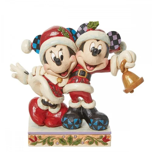 Enesco FIGURICA JIM SHORE DISNEY BOŽIČEK MICKEY IN MINNIE TRADICIJE, (20840109)