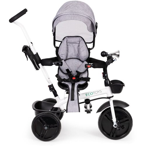 ECO TOYS tricikl s rotirajućim sjedalom 360&amp;deg; i krovićem Slike