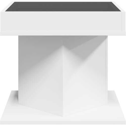  Stolić za kavu LED bijeli 50x50x45 cm od konstruiranog drva Slike