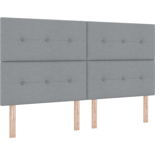  LED uzglavlje svjetlo svjetlosiva 90 cm tkanina Slike