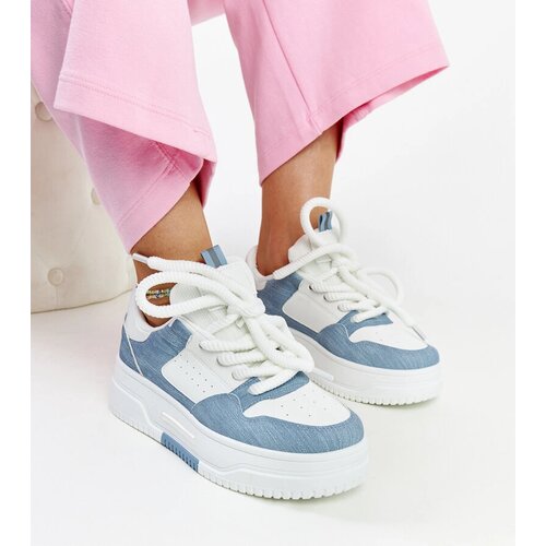 Gemre White-blue platform sneakers Szekeres Cene